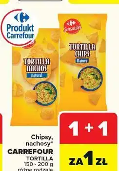 Carrefour Chipsy, nachosy CARREFOUR TORTILLA oferta