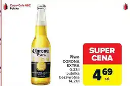Carrefour Piwo CORONA EXTRA 0,33 l butelka bezzwrotna oferta