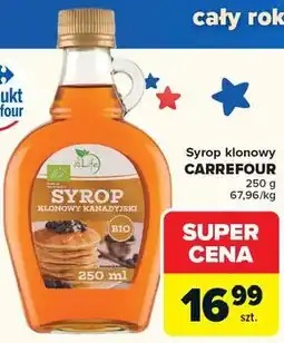 Carrefour Syrop klonowy CARREFOUR oferta