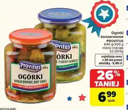 Carrefour Ogórki cukero-słodkie Provitus oferta