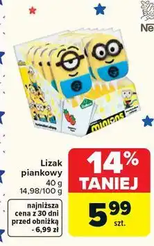 Carrefour Lizak piankowy minionki Relkon oferta