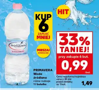 Kaufland Woda źródlana Primavera oferta