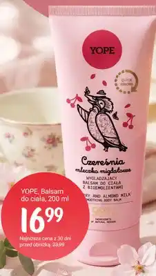 Rossmann Balsam do ciała Czereśnia mleczka migdałowe oferta