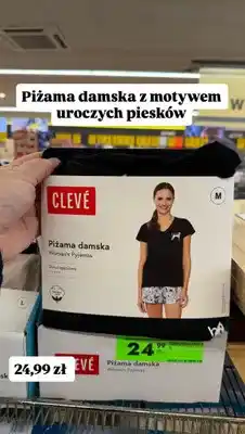 Biedronka Piżama damska z motywem piesków oferta