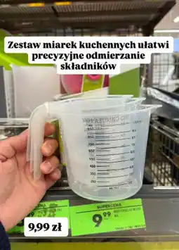 Biedronka Zestaw miarek kuchennych ułatwi precyzyjne odmierzanie składników oferta