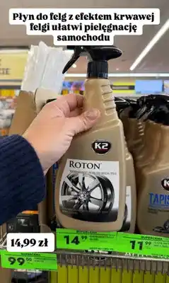 Biedronka Płyn do felg z efektem krwawej felgi Roton oferta