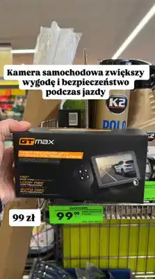 Biedronka Kamera samochodowa wideorejestrator z kamerą wewnętrzną i tylną oferta