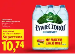 Lidl Woda źródlana niegazowana sześciopak oferta