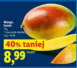 Lidl Mango, luzem oferta