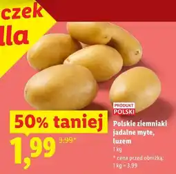 Lidl Ziemniaki jadalne myte, luzem oferta