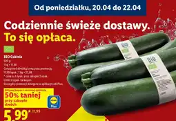 Lidl Cukinia BIO oferta