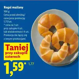 Lidl Rogal maślany oferta