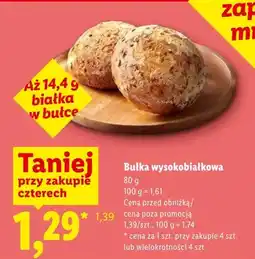 Lidl Bułka wysokobiałkowa oferta