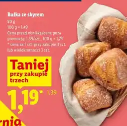 Lidl Bułka ze skyrem oferta