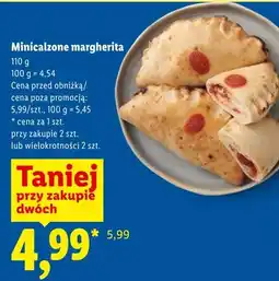 Lidl Minicalzone margherita oferta