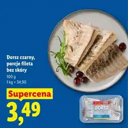 Lidl Dorsz czarny, porcje fileta bez skóry oferta