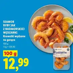 Lidl Krewetki wędzone na gorąco oferta