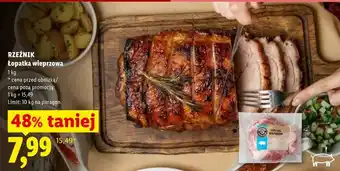 Lidl Łopatka wieprzowa oferta
