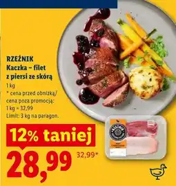 Lidl Kaczka - filet z piersi ze skórą oferta