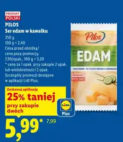 Lidl Ser edam w kawałku oferta