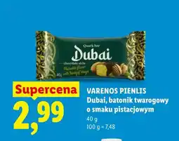 Lidl Batonik twarogowy o smaku pistacjowym oferta