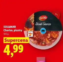 Lidl Chorizo, plastry oferta