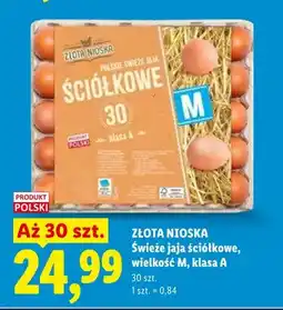 Lidl Jaja świeże ściółkowe, wielkość M, klasa A oferta