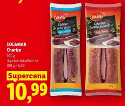 Lidl Chorizo łagodne lub pikantne oferta