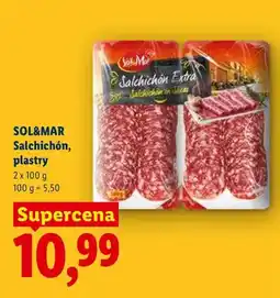 Lidl Salchichón, plastry oferta