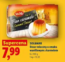 Lidl Deser mleczny o smaku waniliowym z karmelem oferta