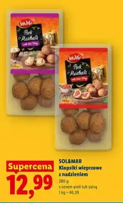 Lidl Klopsiki wieprzowe z nadzieniem z salsą oferta