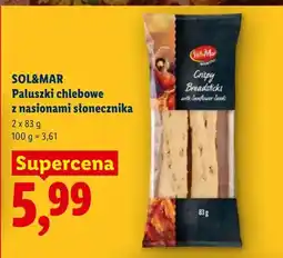 Lidl Paluszki chlebowe z nasionami słonecznika oferta