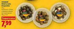 Lidl Oliwki w stylu hiszpańskim marynowane z ziołami, z migdałami, pikantne lub z serem owczym oferta