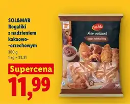 Lidl Rogaliki z nadzieniem kakaowo-orzechowym oferta