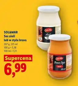 Lidl Sos aioli lub w stylu brava oferta