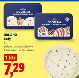 Lidl Lody śmietankowo-czekoladowe lub śmietankowo-bakaliowe oferta