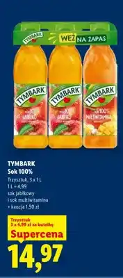 Lidl Sok 100% jabłko oferta