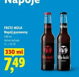 Lidl Napój gazowany Fritz-Kola oferta
