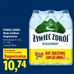 Lidl Woda źródlana niegazowana oferta