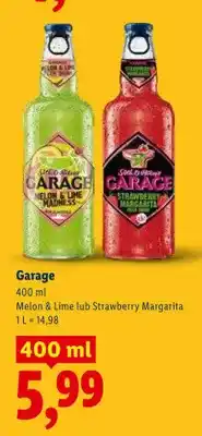 Lidl Piwo Garage Melon & Lime lub Strawberry Margarita oferta