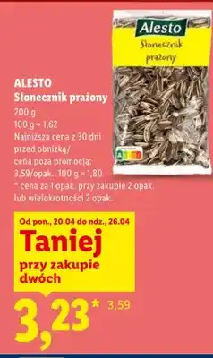 Lidl Słonecznik prażony oferta
