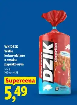 Lidl Wafle kukurydziane o smaku paprykowym oferta