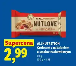 Lidl Croissant z nadzieniem o smaku truskawkowym oferta