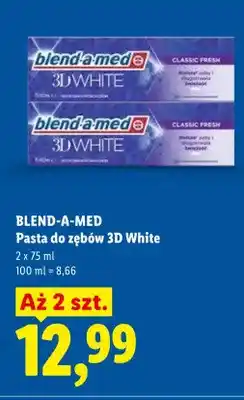 Lidl Pasta do zębów 3D White oferta