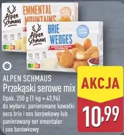 ALDI Przekąski serowe mix ALPEN SCHMAUS oferta