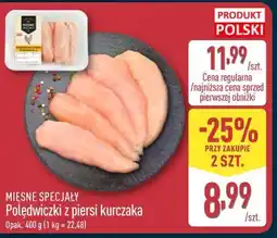ALDI Polędwiczki z piersi kurczaka MIĘSNE SPECJAŁY oferta