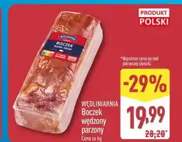 ALDI WĘDLINIARNIA Boczek wędzony parzony oferta