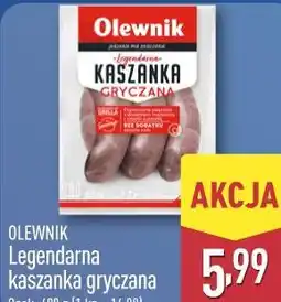 ALDI OLEWNIK Legendarna kaszanka gryczana oferta