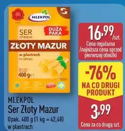 ALDI MLEKPOL Ser Złoty Mazur oferta