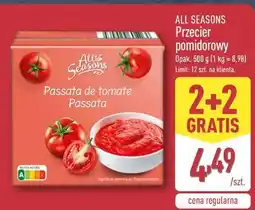 ALDI ALL SEASONS Przecier pomidorowy oferta
